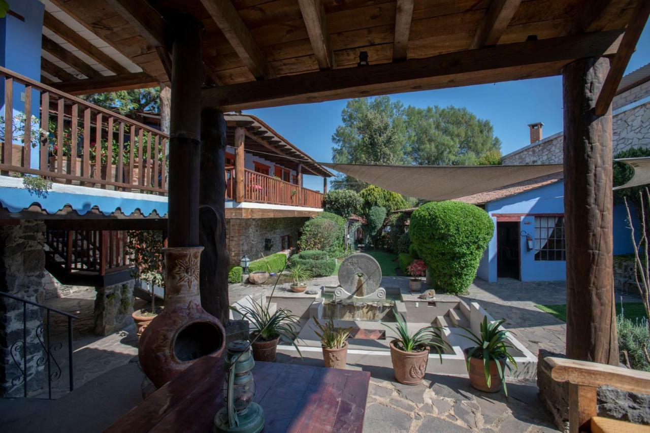 Hotel La Casa Azul Huasca & Restaurante La Terraza Huasca de Ocampo Exterior foto